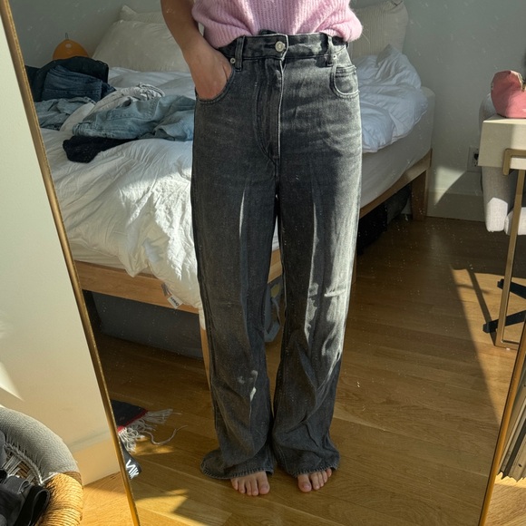 Isabel Marant High Rise Gray Jeans